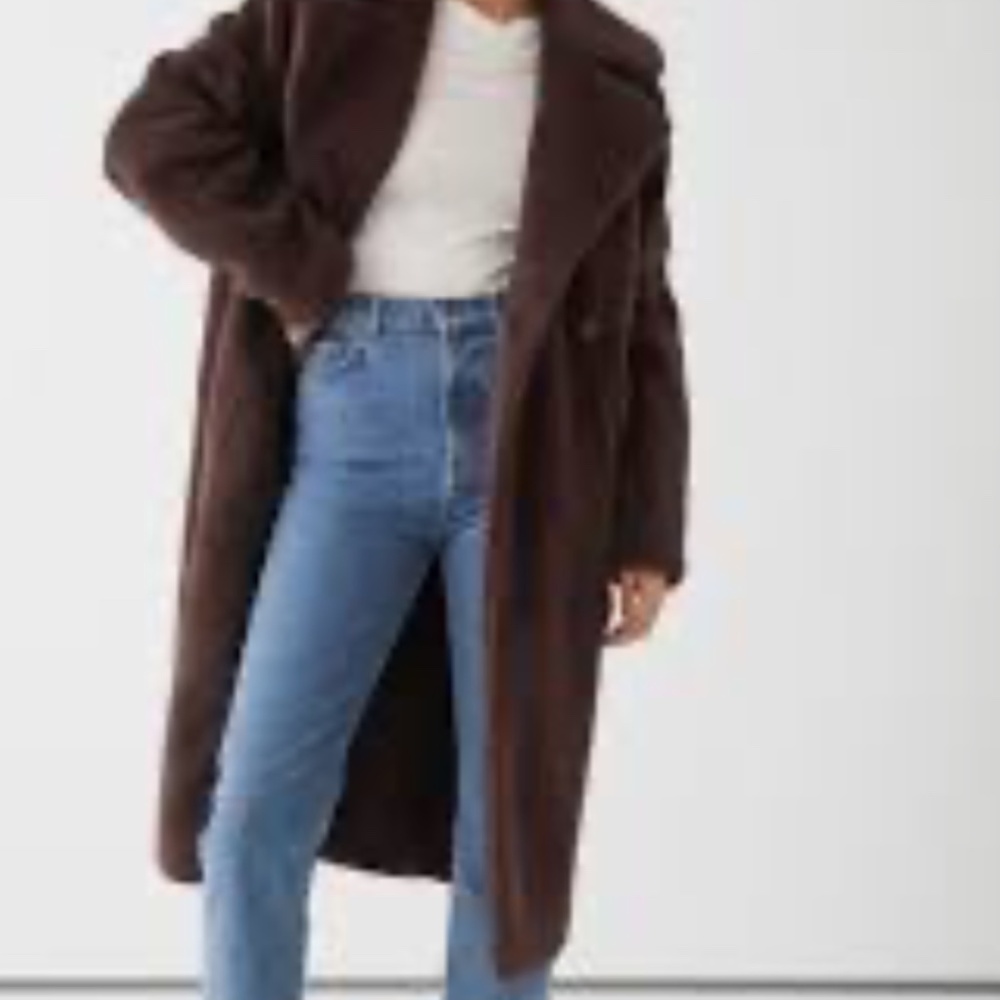 And Other Stories Brown Fuzzy Coat